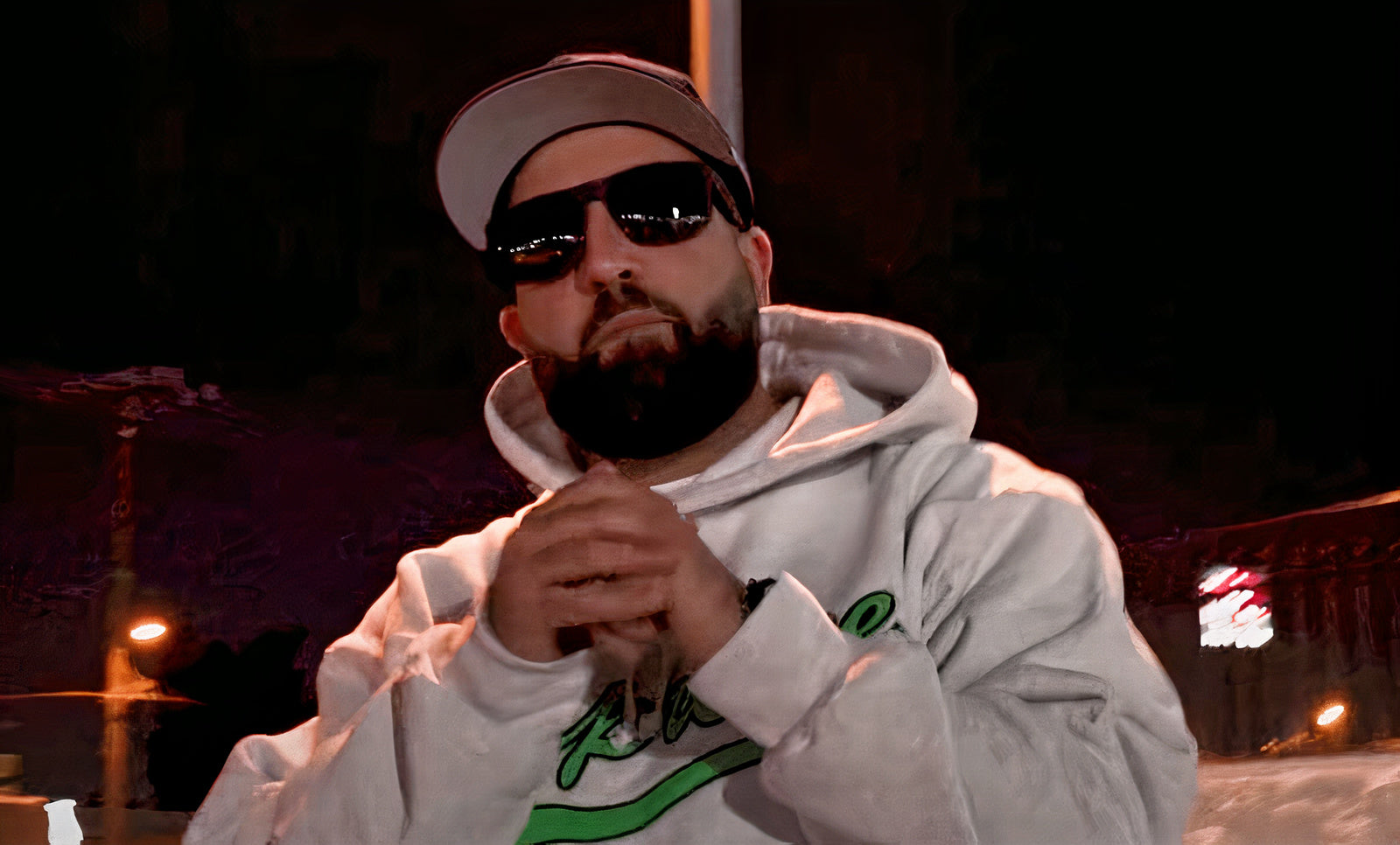 Rapper Jay Worthy rocking Focus Rich Clothing—blending West Coast vibes with premium streetwear energy.